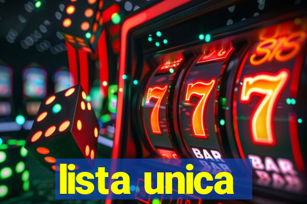 lista unica